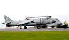 Sea Harrier moving along RNAS Culdrose’s Dummy Deck 