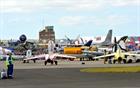 A packed Aircraft Static Park 