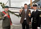 Warrant Officer Baz Gray, Tim Jarvis & Petty Officer Seb Coulthard