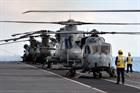 814 Merlin 2, Wildcat and Chinook HMS Ocean