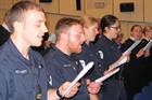 Sailors from RNAS Culdrose at the Station’s carol service