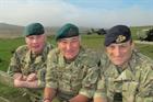 C Sgt Pete Wooldridge, Lt Cdrâ??s Gordon Smith and Simon Leach on Ten Tors