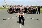 HMS Seahawk Field Gun & CPO Jimmy Turner - team captain