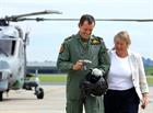 A Jubilant Flight Commander Lt Hamish Walker with Mum Trish Walker 