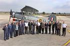 Royal Naval Historic Flight Team, Air Crew, Maintainer’s and Navy Wings celebrate 75th Birthday of S