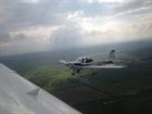 Grob on training flight