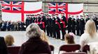 The Wings recipients on parade at RNAS Yeovilton