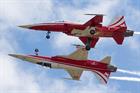Mirror formation pass by the Swiss Air Force Patrouille Suisse at Air Day 2017 - Paul Johnson