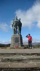 At Commando memorial, Lochaber