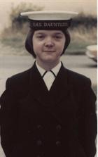 Tina Cullen (the current Verger at St Bartholomew’s) in 1978