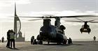 Chinooks land on HMS Queen Elizabeth for the first time