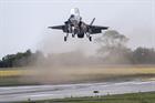 The second F-35 touches down at RAF Marham in Norfolk, flown by Lieutenant Commander Hogg, the Execu