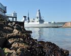 HMS Defender arrives in Portsmouth