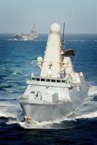 HMS Daring & US Carrier