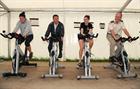 Lord Coe and CDS taking exercise at Hainault
