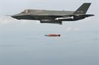 Weapons release test from F-35B
