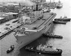 HMS Ark Royal arrives in Portsmouth