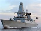 854NAS ASaC Sea King links up with HMS Diamond