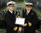 Rear Admiral Johnstone  and Cdr Nigel Wright