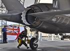 F-35B waiting to leave on Ian Tidball's first flight