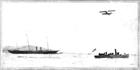 Cdr Samson overflying the Royal Yacht 'Victoria & Albert' at the Weymouth Royal Review in 1912