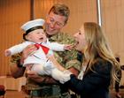 6 month old Grace Bisgrove the daughter of Petty Officer Christian Bisgrove and Victoria Cox