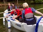 Forest of Dean Sea Cadets on the water