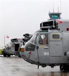 849 NAS Sea King Mk7 (SKASaC) helicopters