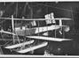 Oliver Schwann's aircraft; HMA1 visible in background ©Fleet Air Arm Museum